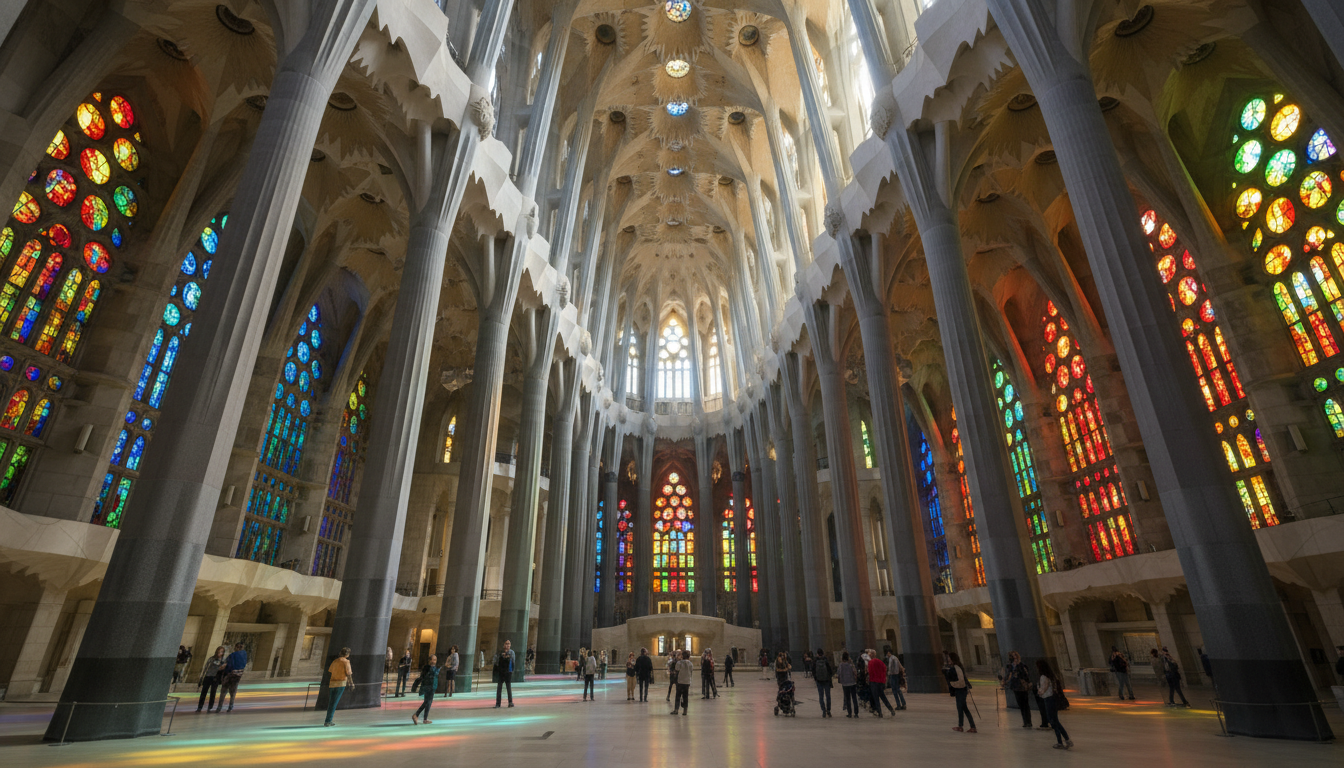 visiting Sagrada Família