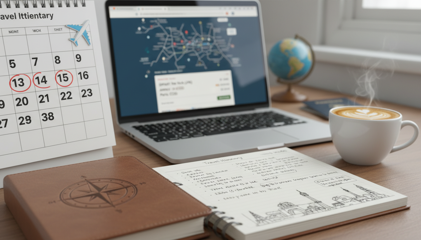 family vacation planning timeline