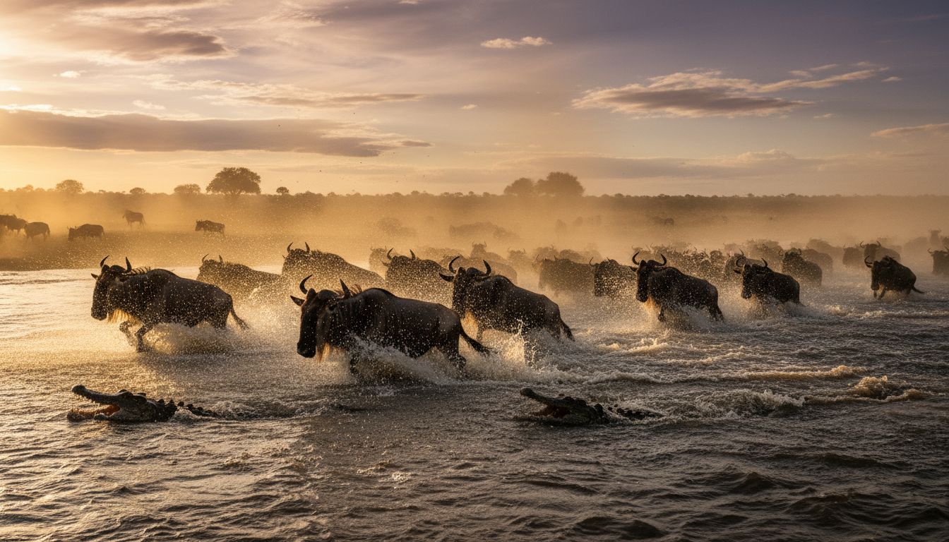 safari in kenya landscape