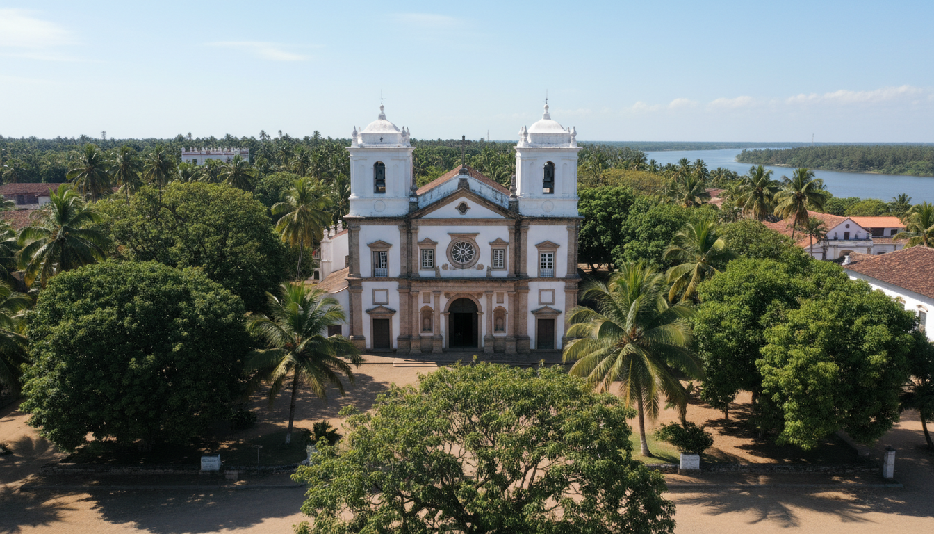 Historic Portuguese church architecture to visit during a weekend getaway in Goa