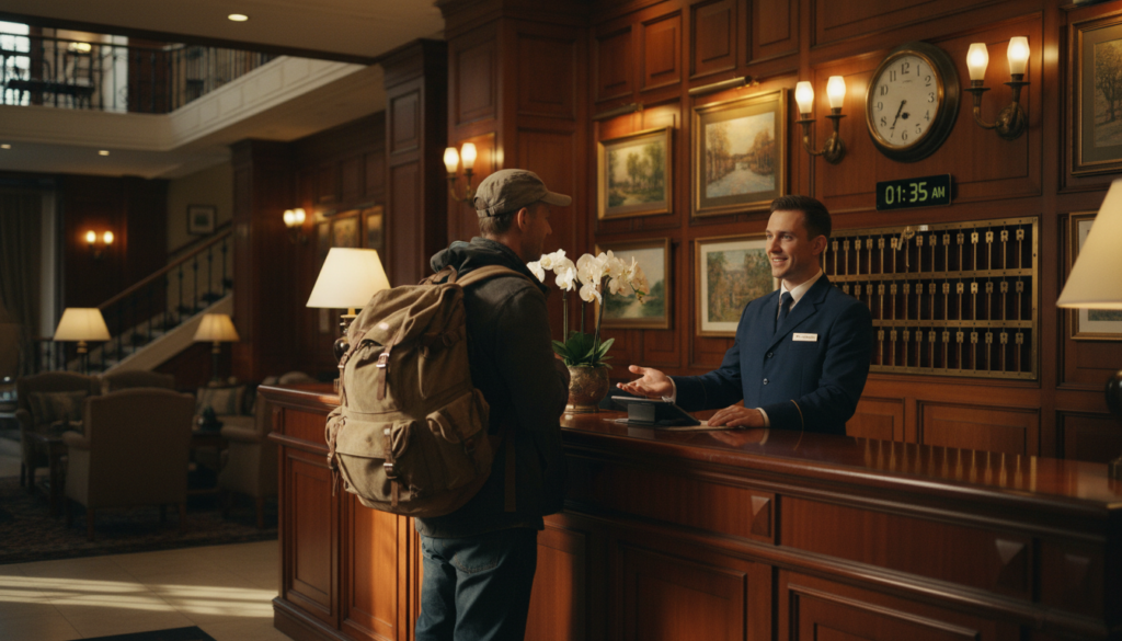 Traveler wondering if it is cheaper to book a hotel or walk in at the front desk