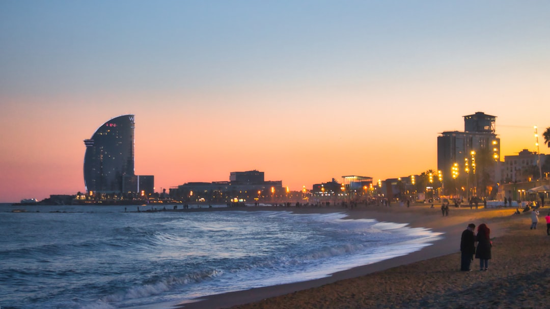 Barcelona beachfront near Poblenou for travelers comparing hotel locations