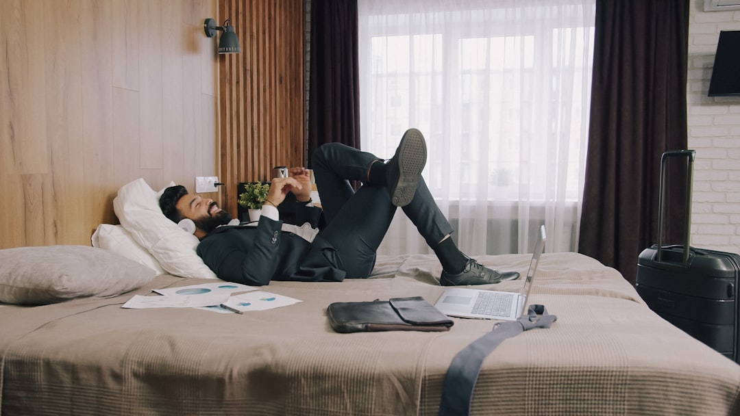 Traveler checking same-day and last-minute hotel availability on a smartphone