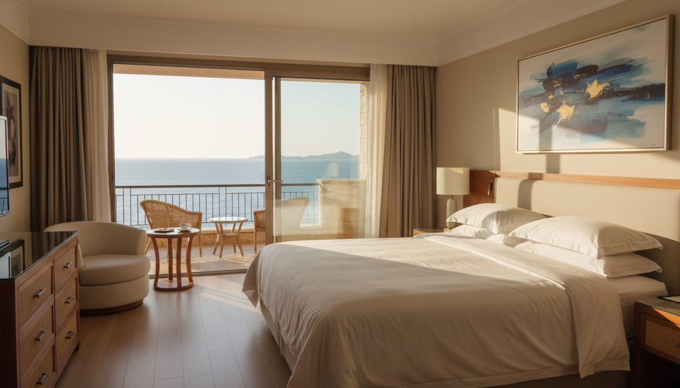 Spacious and comfortable family villa interior at a North Goan resort