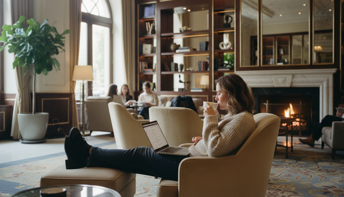 Why I Always Book Directly With A Hotel For Better Rooms 2 Traveler enjoying the perks and flexibility of a direct hotel booking