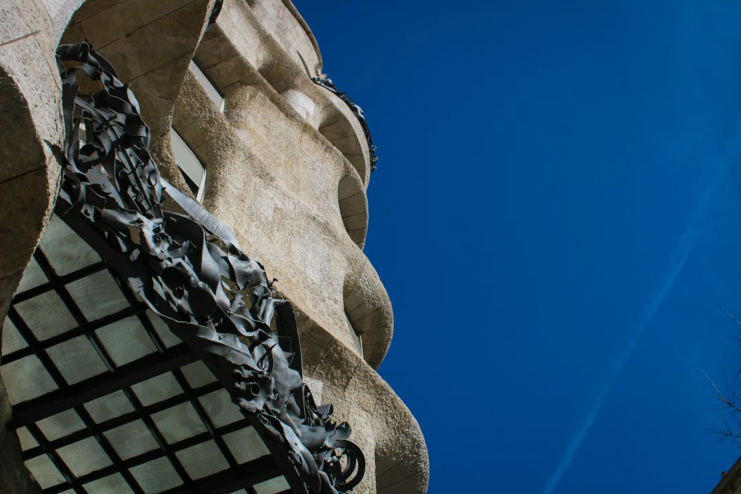 Barcelona city architecture for a winter travel guide