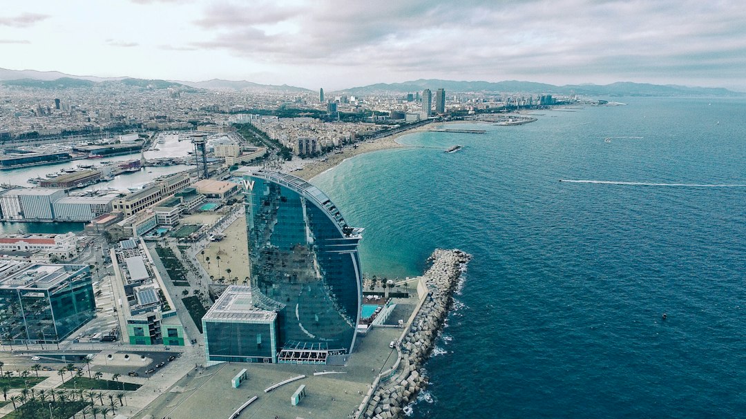 Barcelona waterfront skyline