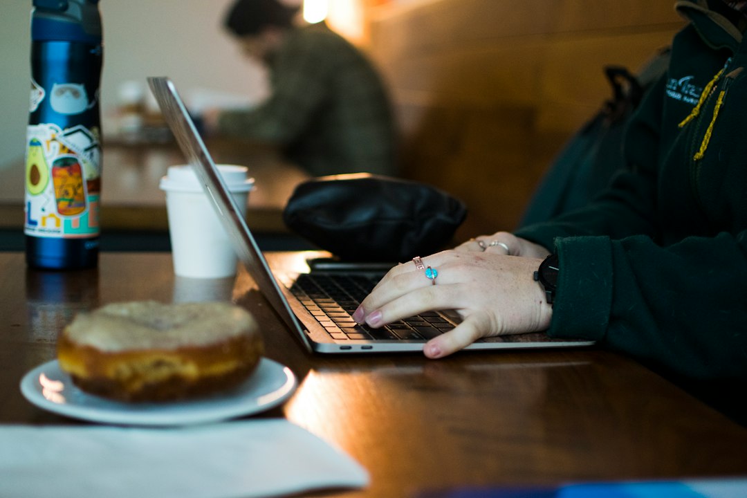 Laptop workspace illustrating digital nomad travel and remote work