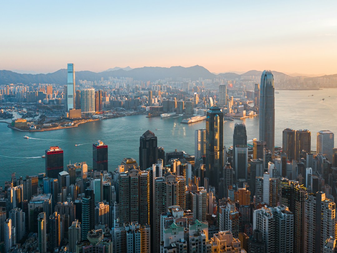Hong Kong skyline at sunrise for a first-time travel guide