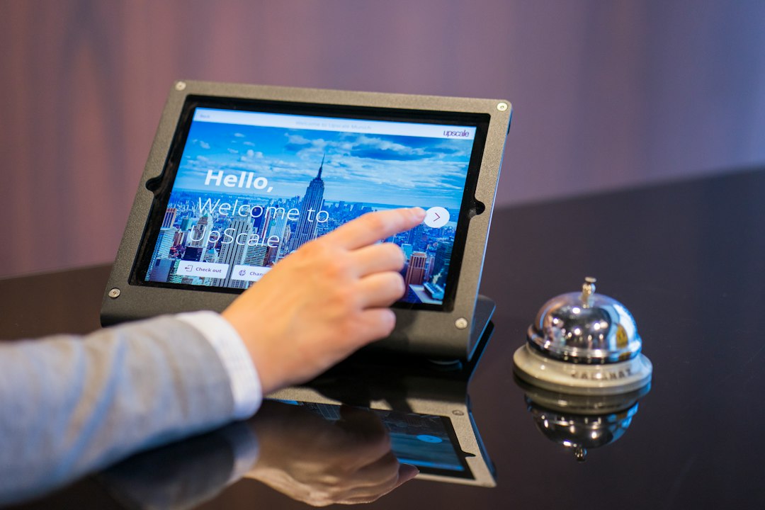 Hotel booking interface illustrating loyalty rewards and reservation terms