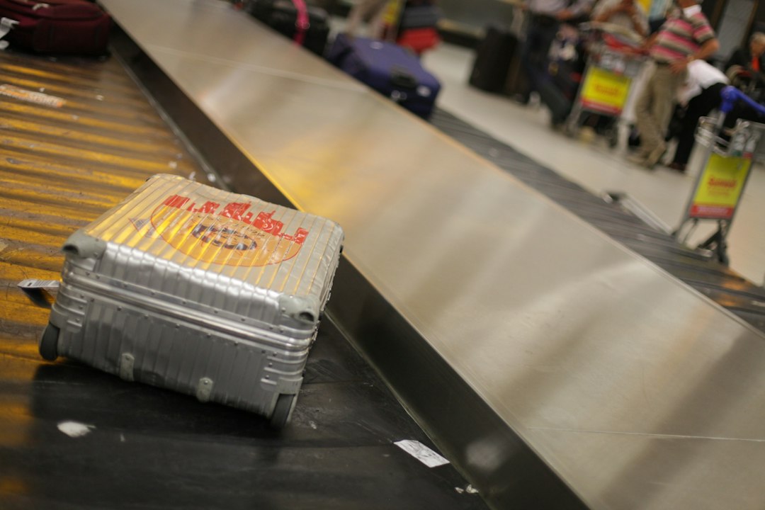 Airport terminal illustrating last-minute travel planning