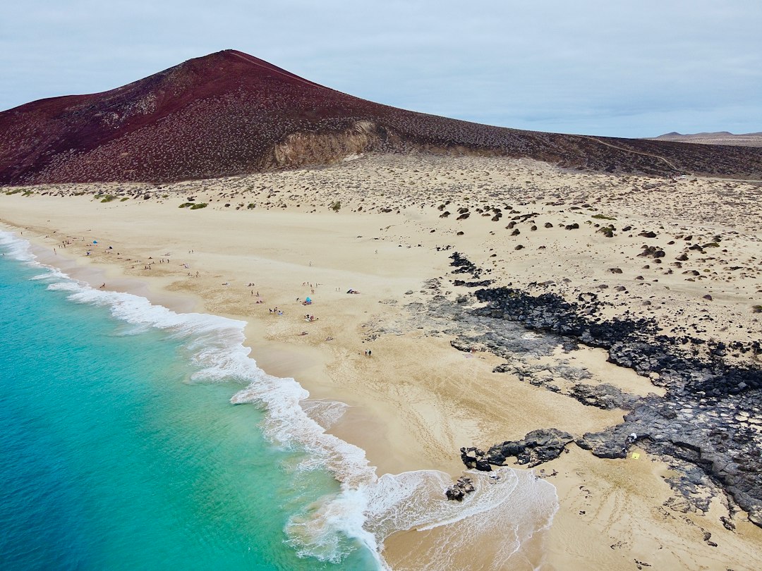Playa de las Conchas on La Graciosa in the Canary Islands