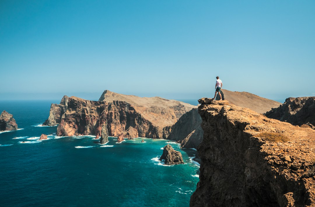 Ponta de São Lourenço cliffs on Madeira island, Portugal
