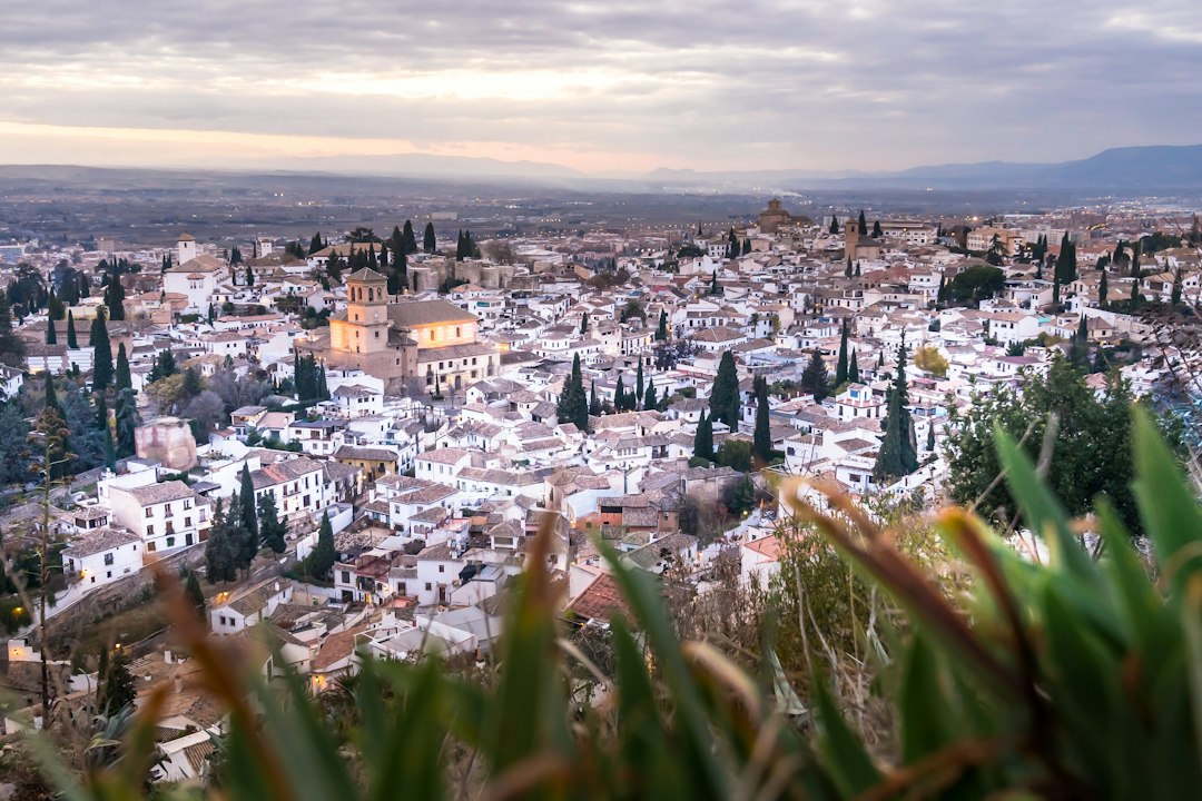 Historic Spanish town and landscape for a Spain travel guide