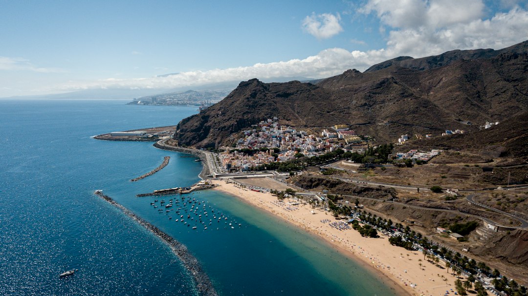 Tenerife coastline illustrating resort areas and hotel locations